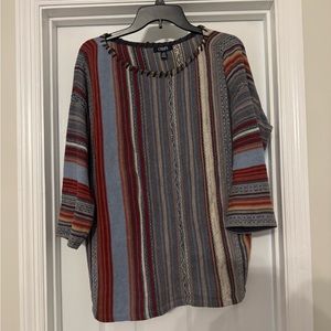 Chaps 3/4 Sleeve Sweater